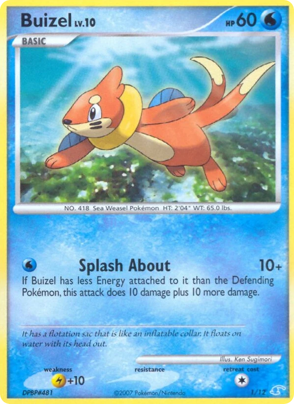 Buizel · DP trainer Kit (Manaphy)