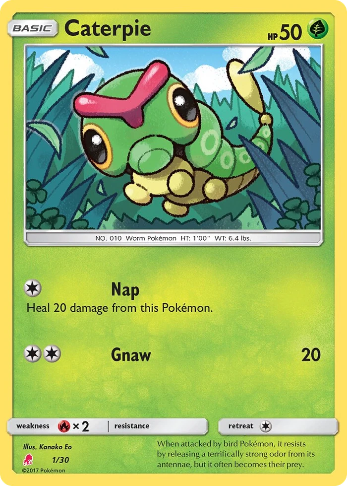 Caterpie · SM trainer Kit (Lycanroc)