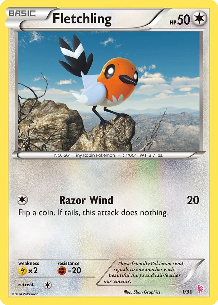 Fletchling · XY trainer Kit (Sylveon)