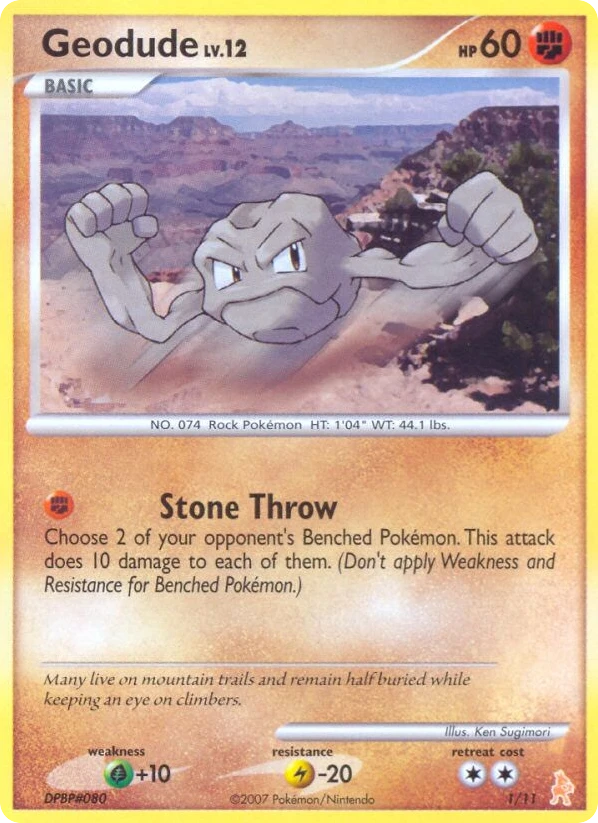 Geodude · DP trainer Kit (Lucario)