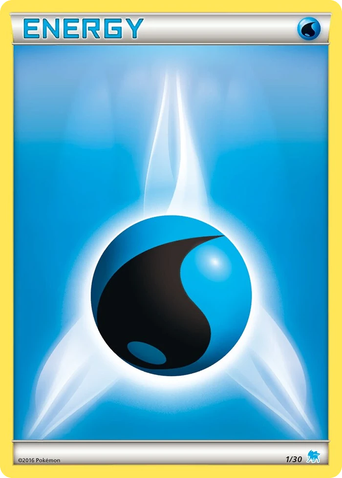 Water Energy · XY trainer Kit (Suicune)
