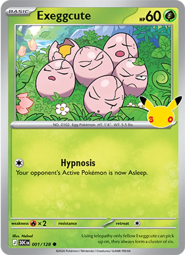 Exeggcute · 30th Celebration