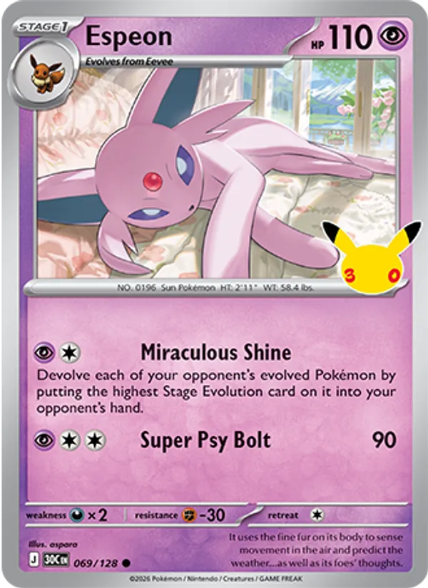 Espeon · 30th Celebration #069