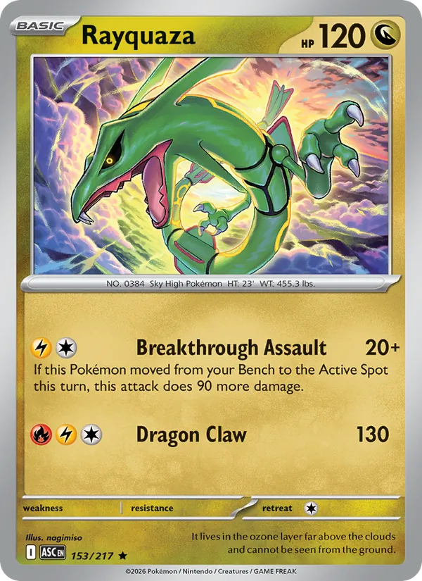 Rayquaza · Ascended Heroes #153