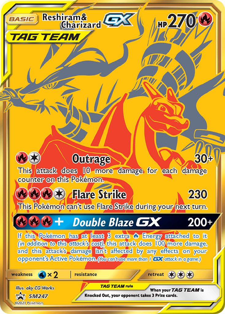 Reshiram & Charizard GX
