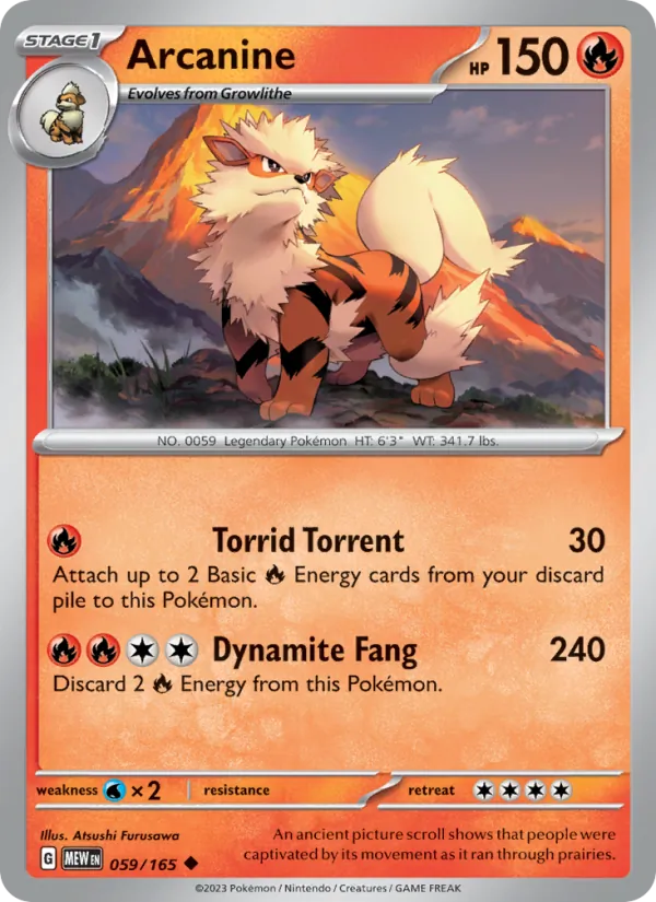 Arcanine · 151 #059