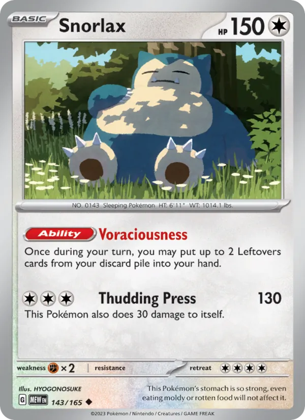 Snorlax · 151 #143