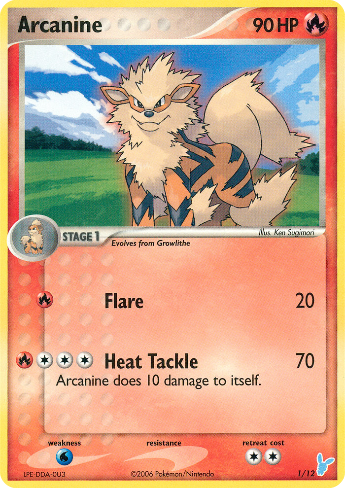 Arcanine · EX trainer Kit 2 (Minun)