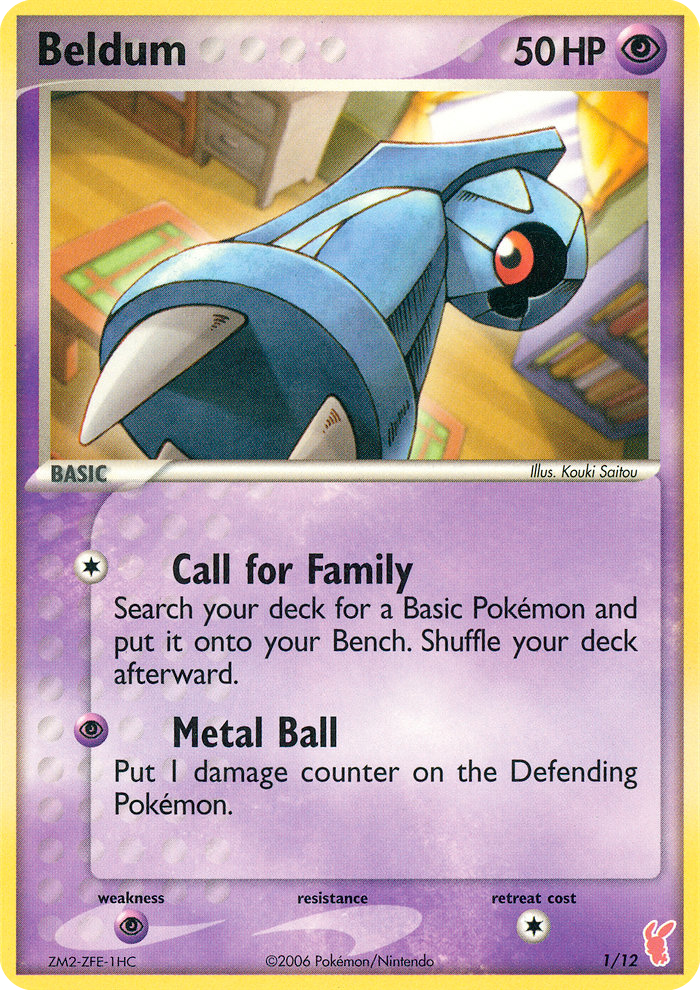Beldum · EX trainer Kit 2 (Plusle)